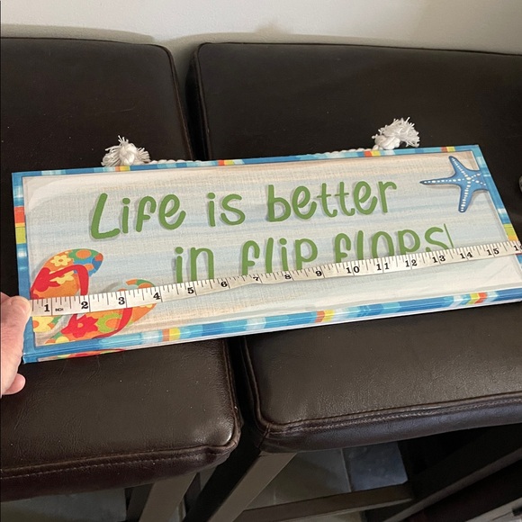 Colorful Beach-Themed Wall Sign - Picture 2 of 3